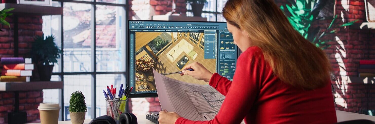 freelancer-designer-decorates-apartment-floor-plan-using-blueprints-pc_482257-121059